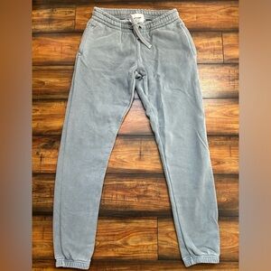 TALENTLESS WOMENS HEAVYWEIGHT SWEATPANTS Cotton Blue Grey Teal XS